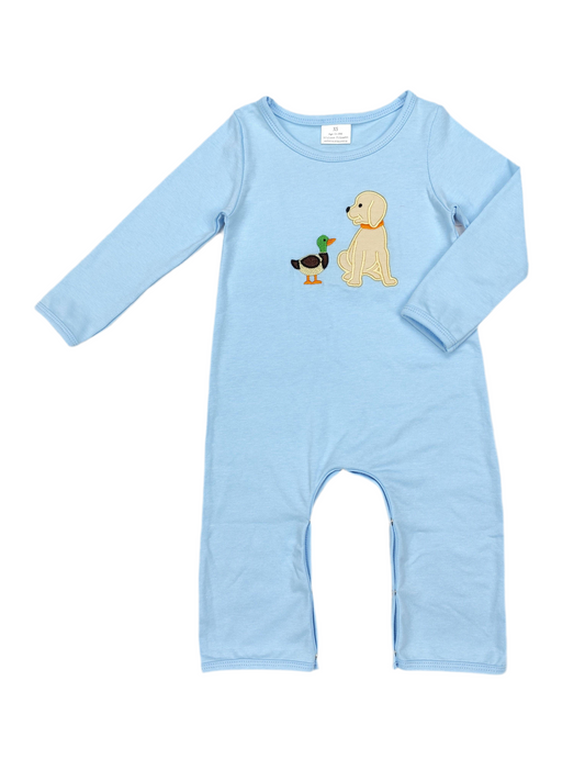 Baby Boy Hunting Dog Romper