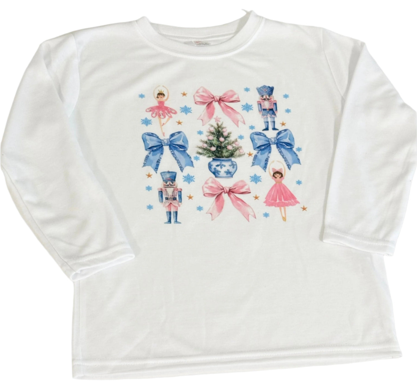 Bows and Nutcracker Long Sleeve T-Shirt